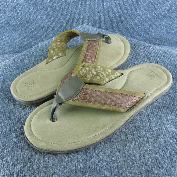 George Men's Flip Flop Brown Synthetic Size 8M Gently Used‎ 2025 - Picture 1 of 5